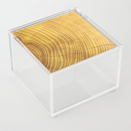 Yellow wood Acrylic Box