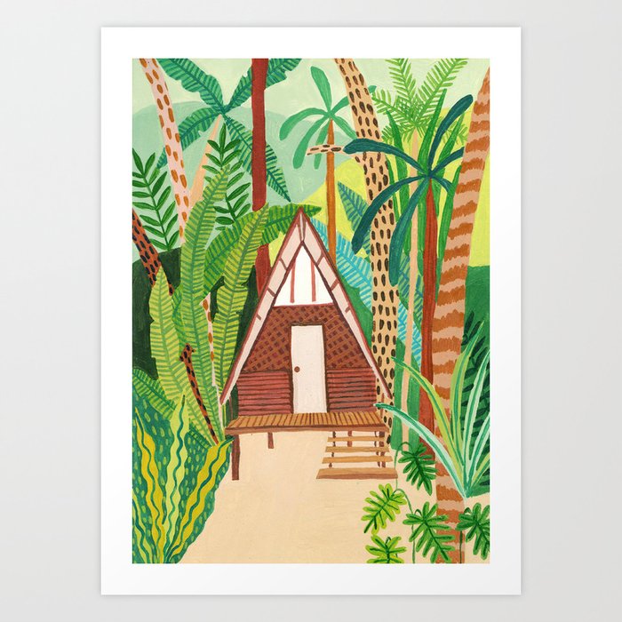 Jungle Home Art Print