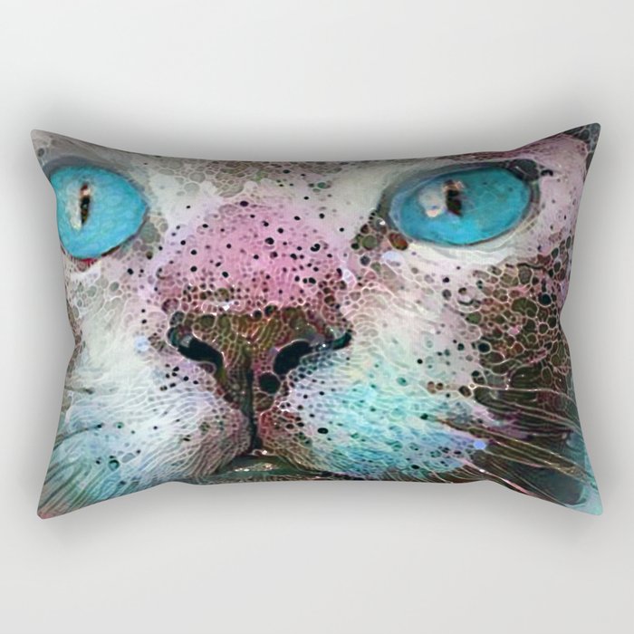 Aquarius Cat Rectangular Pillow