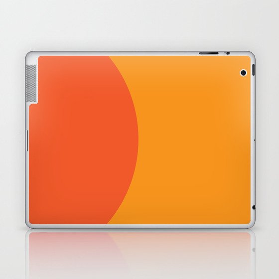 Orange Rising Laptop & iPad Skin