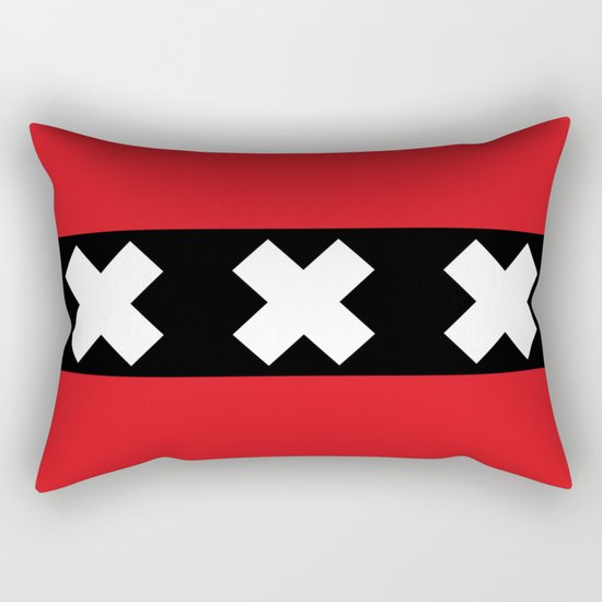 Flag of Amsterdam Rectangular Pillow
