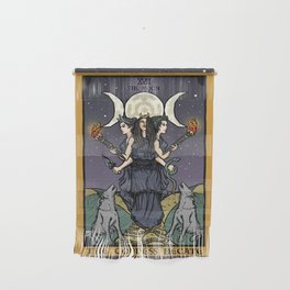 The Godddess Hecate In Tarot Card Wall Hanging