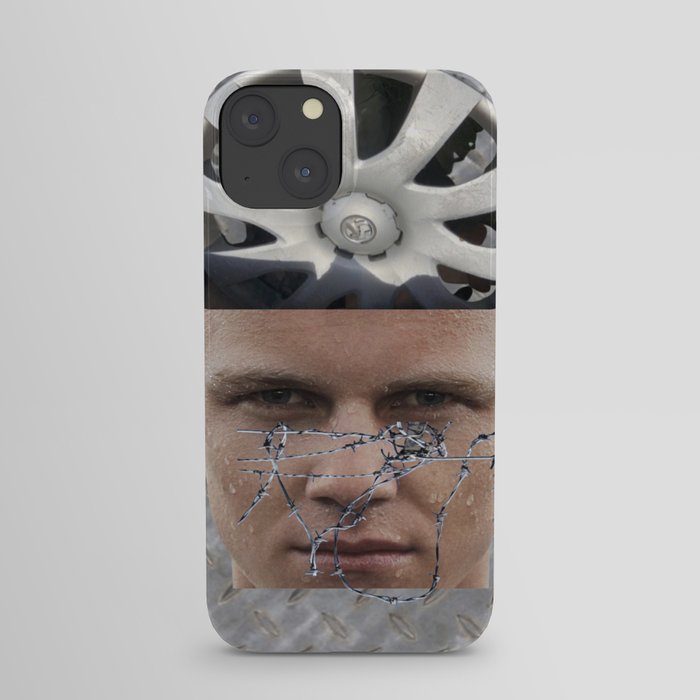 Barbed Wire Face iPhone Case