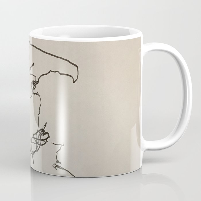 Blind Contour Subject Coffee Mug