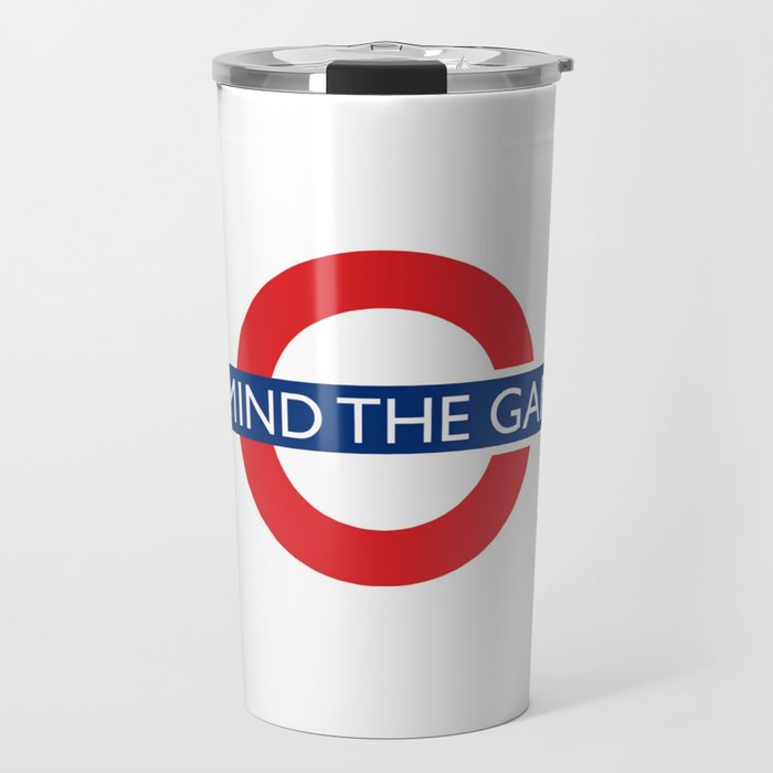 London Underground Mind The Gap Travel Mug
