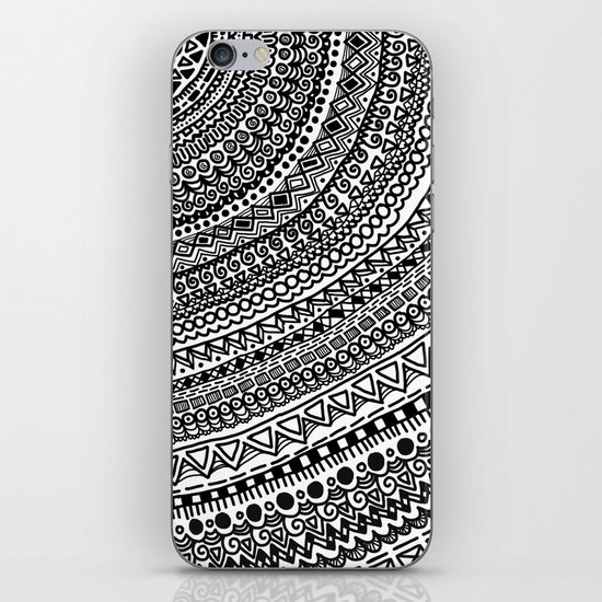 Black Pulse o1. iPhone Skin