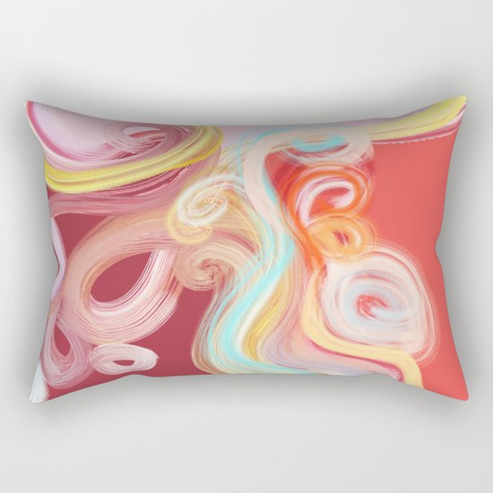 vibrant sea Rectangular Pillow