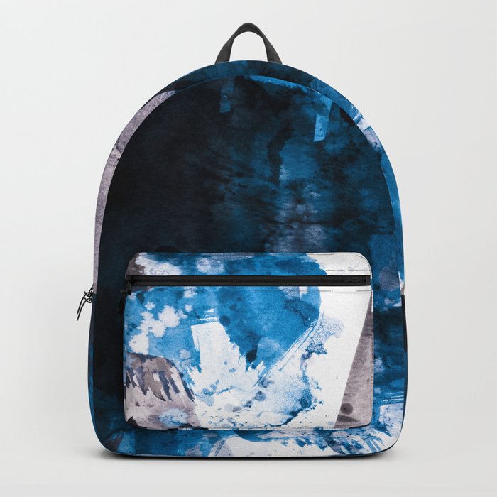 blue & mauve Backpack