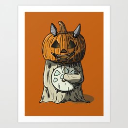 Your Halloween Neighbour. Art Print