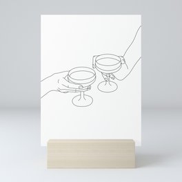 Cheers Drinking Buddies Mini Art Print