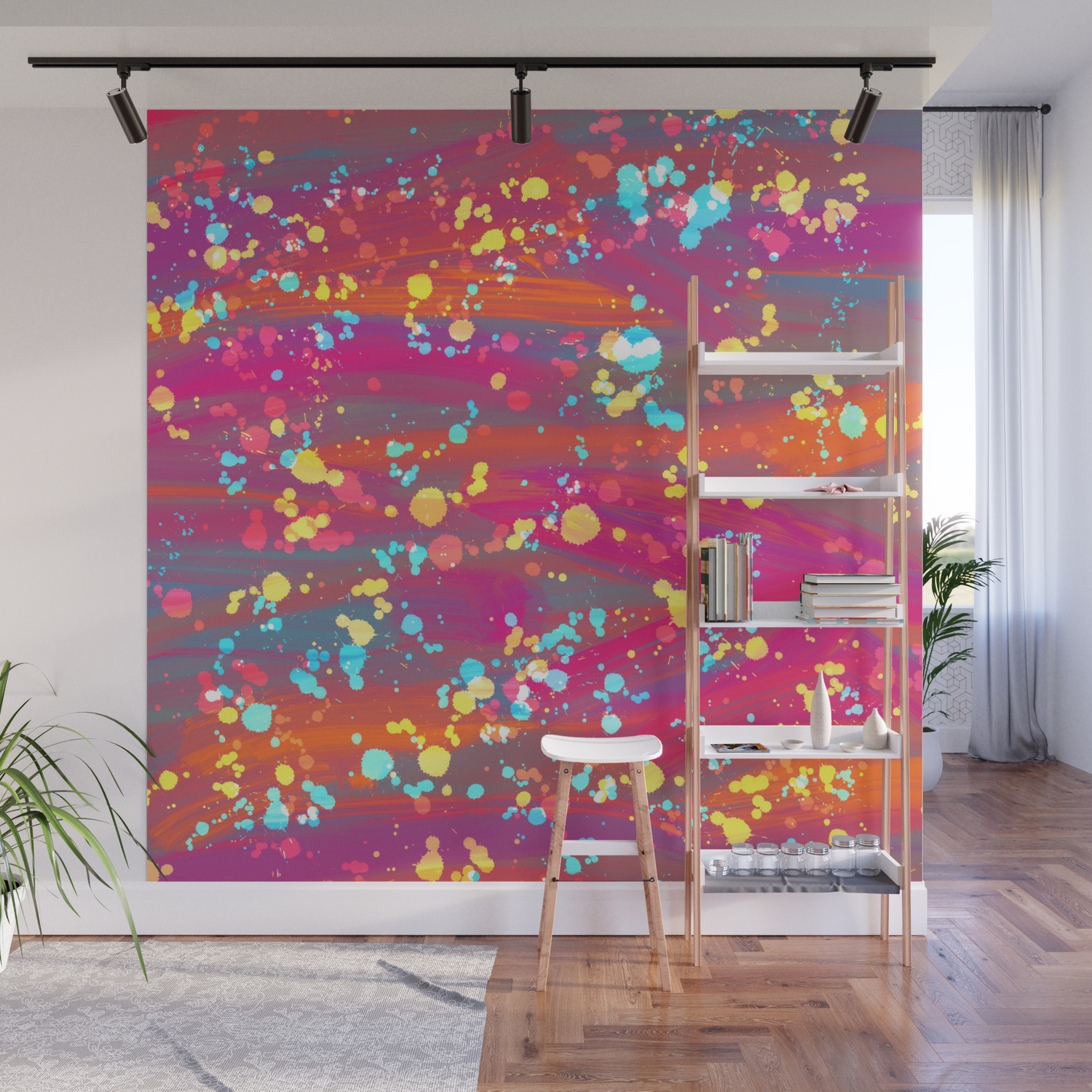 Splatter Paint 5 Wall Mural