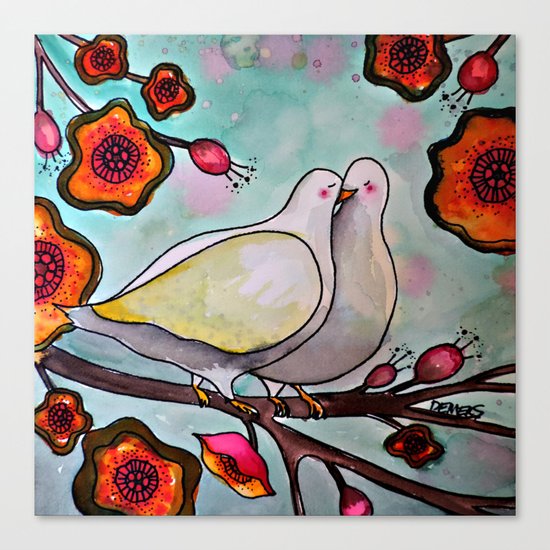 le temps des cerises Canvas Print