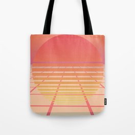 Minimal Sun Grid Tote Bag