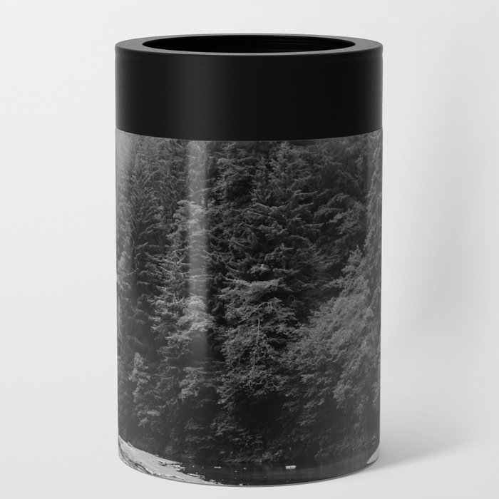 Beach and Forest | Black and White Photography | Oregon Coast Bridge Can Cooler