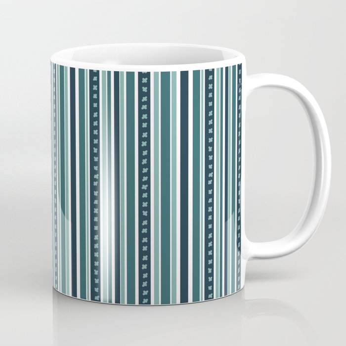 Stripes and Cross Coffee Mug