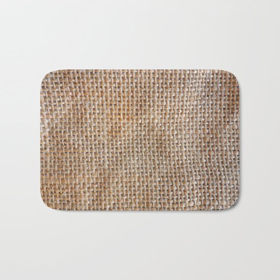 Cotton Canvas Bath Mat