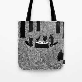 Forest Meeting Tote Bag