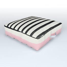 Millennial Pink x Stripes Outdoor Floor Cushion