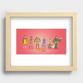 Dungeons and Dragons - Pixel Nostalgia Recessed Framed Print