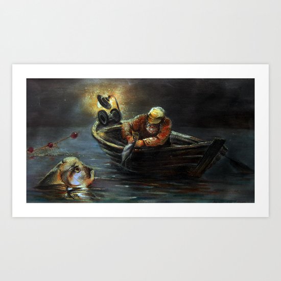 EYGENIA LOGVYNOVSKA, Goldfish Art Print