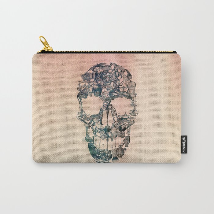 Skull Vintage Carry-All Pouch