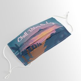 Chill Vibes Sunset Face Mask