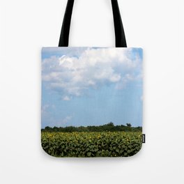 Field of Sunflowers Vertical Tote Bag