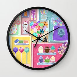 Sweets & Treats Wall Clock