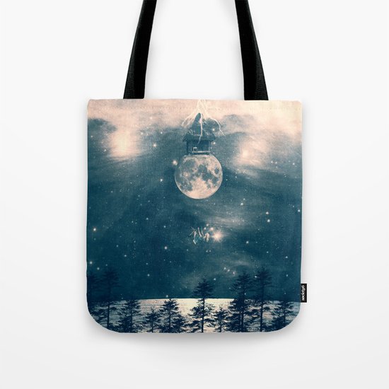 One Day I Fell from My Moon Cottage... Tote Bag