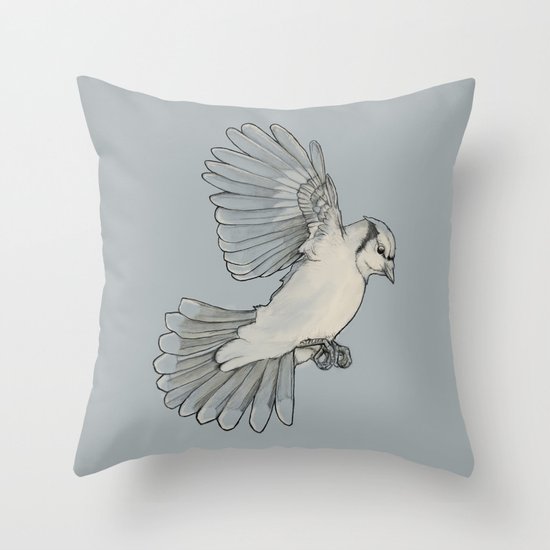 Dynamic Flight Throw Pillow