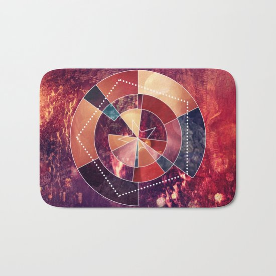 Geometric Rockstar Bath Mat