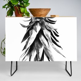 Pineapple Upside Down #1 #tropical #fruit #decor #art #society6 Credenza