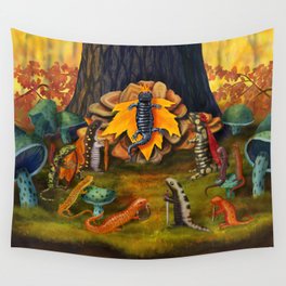 The Court of the Salamander King Wall Tapestry