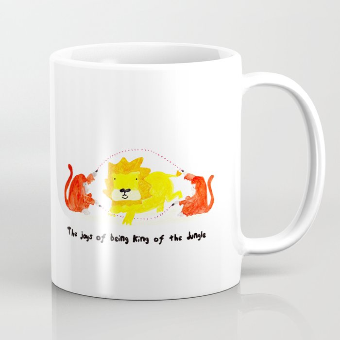 The joys of being the King of the Jungle Coffee Mug