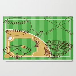 Pro Baseball Cutting Board