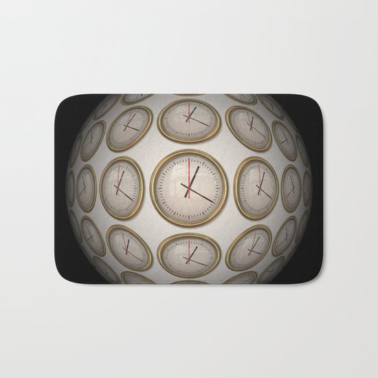 Time Time Time Bath Mat