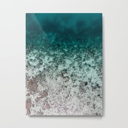 Aerial of an Ocean Fade Art Print Metal Print | Still, Sea, Aerial Photograpy, Minimalist, Aerial View, Blue, Aerial, Travel, Ocean, Beige 