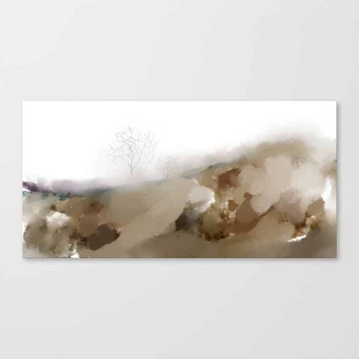 The Heaven 2 - Minimal, Modern - Contemporary Abstract Painting Canvas Print
