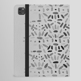 grey pattern design iPad Folio Case