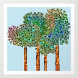 Tree Grove Art Print