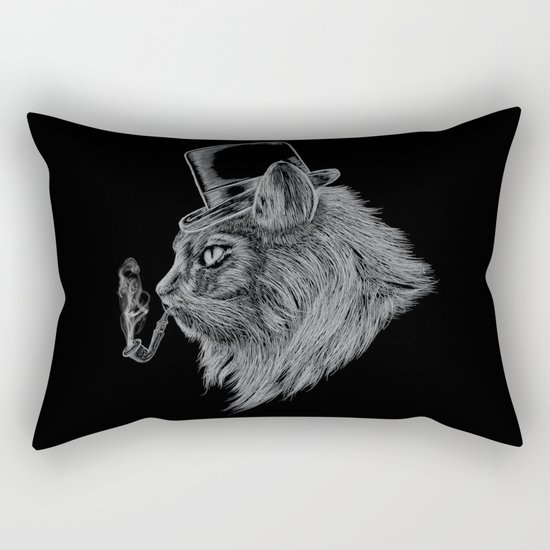 High Class Cat Rectangular Pillow