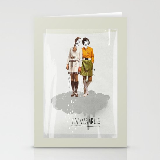 Invisible | Collage Stationery Cards