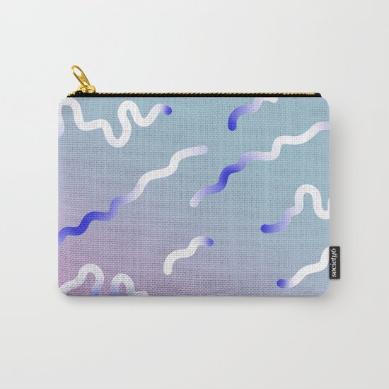 digital abstract Carry-All Pouch