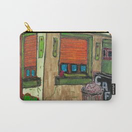 Grilled Cheese & Museum  Carry-All Pouch | Museum, Architecture, Painting, Funky, Mixedmedia, Funny, Urban 