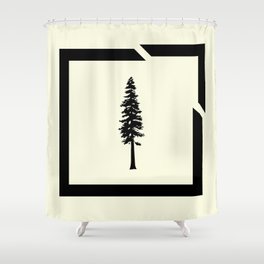 Inside-the-Box Ft. Sitka Spruce Shower Curtain