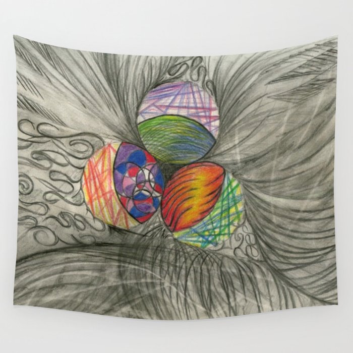 Draw What You Think Wall Tapestry