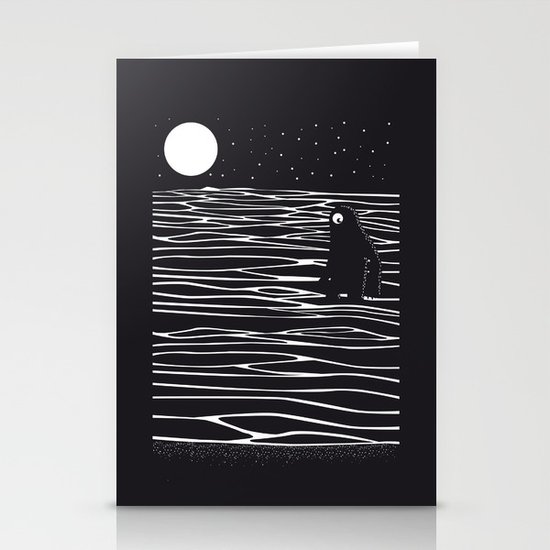 Scary monster! Stationery Cards
