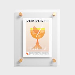 Aperol Poster Floating Acrylic Print