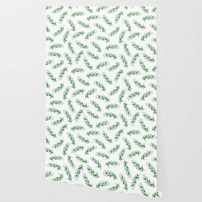 Olive Branch Wallpaper By Idriera Society6