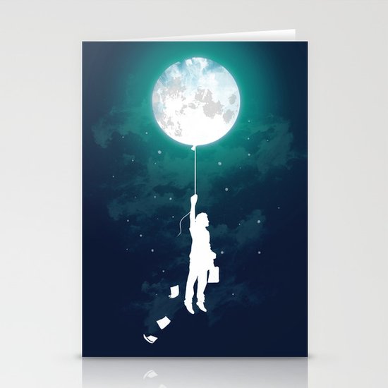 Burn the midnight oil Stationery Cards